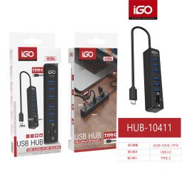 USB HUB 2.0 DE 6 PUERTOS +...