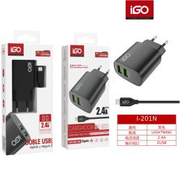 CARGADOR 2USB CON CABLE...